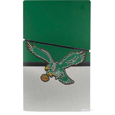 NFL Philadelphia Eagles Vintage PS5 Slim Digital Edition Bundle Skin