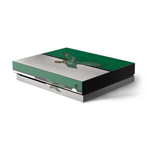 NFL Philadelphia Eagles Vintage Xbox One X Console Skin