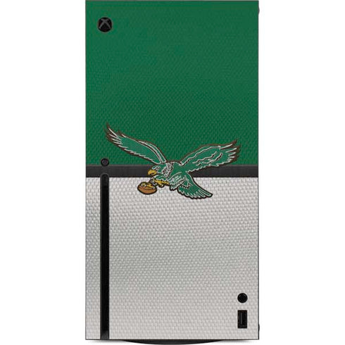 NFL Philadelphia Eagles Vintage Xbox Series X Console Skin