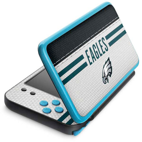 NFL Philadelphia Eagles White Striped Nintendo 2DS XL (2017) Skin