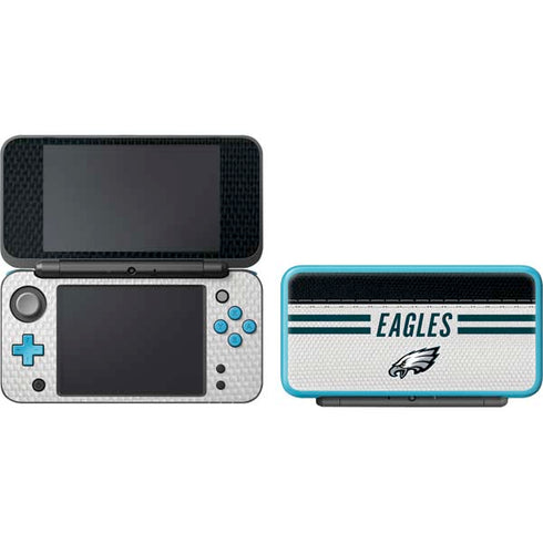 NFL Philadelphia Eagles White Striped Nintendo 2DS XL (2017) Skin
