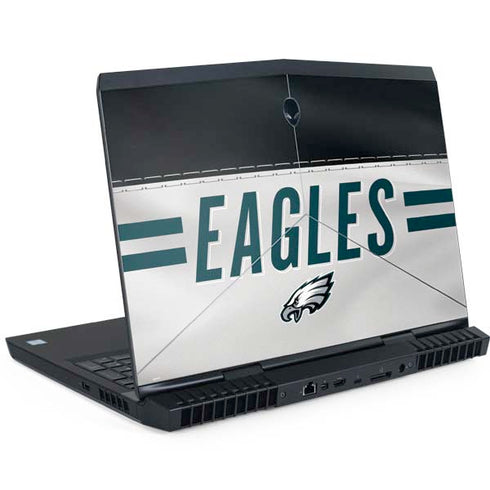 NFL Philadelphia Eagles White Striped Dell Alienware Skin