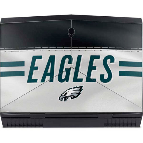 NFL Philadelphia Eagles White Striped Dell Alienware Skin