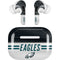 NFL Philadelphia Eagles White Striped Apple AirPods Pro Skin