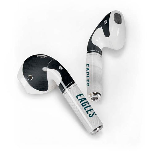 NFL Philadelphia Eagles White Striped Apple AirPods Skin
