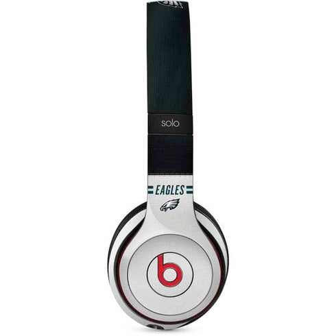 NFL Philadelphia Eagles White Striped Beats Solo 2 Wireless Skin