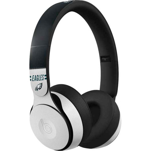 NFL Philadelphia Eagles White Striped Beats Solo Pro Skin