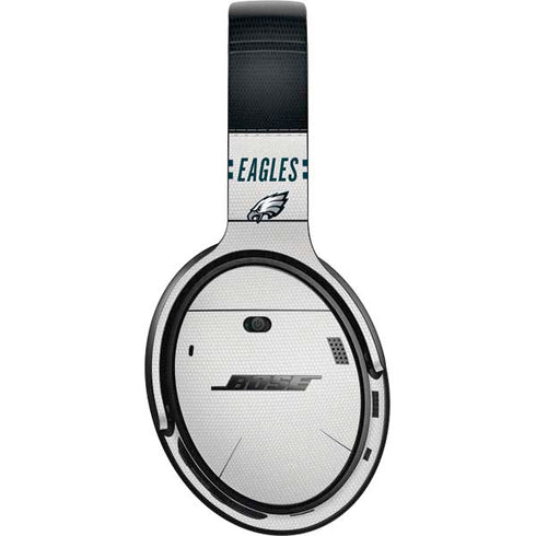 NFL Philadelphia Eagles White Striped Bose QuietComfort 35 II Headphones Skin