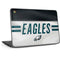 NFL Philadelphia Eagles White Striped HP Chromebook Skin
