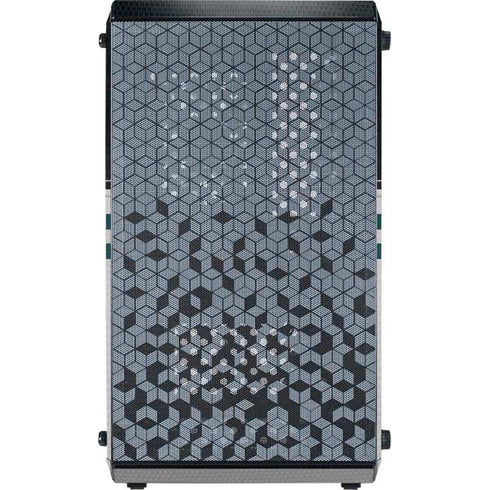 NFL Philadelphia Eagles White Striped Cooler Master MasterBox Q300L Mini Tower Skin