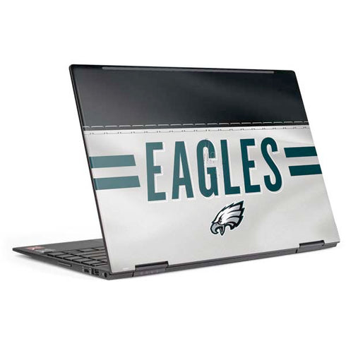 NFL Philadelphia Eagles White Striped HP Envy Skin