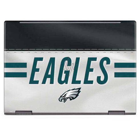 NFL Philadelphia Eagles White Striped HP Envy Skin