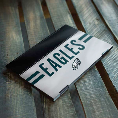 NFL Philadelphia Eagles White Striped HP Envy Skin