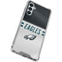 NFL Philadelphia Eagles White Striped Galaxy A15 5G Clear Case