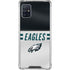 NFL Philadelphia Eagles White Striped Galaxy A51 5G Clear Case
