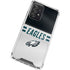 NFL Philadelphia Eagles White Striped Galaxy A52 5G Clear Case