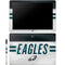 NFL Philadelphia Eagles White Striped Galaxy Book 12in Skin