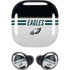 NFL Philadelphia Eagles White Striped Galaxy Buds Pro Skin