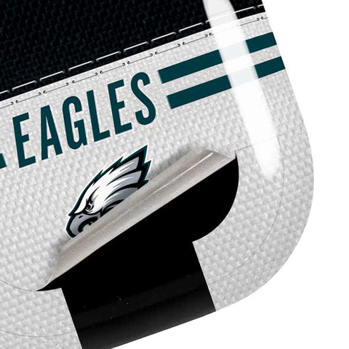 NFL Philadelphia Eagles White Striped Galaxy Buds Pro Skin