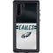 NFL Philadelphia Eagles White Striped Galaxy Note 10 Waterproof Case