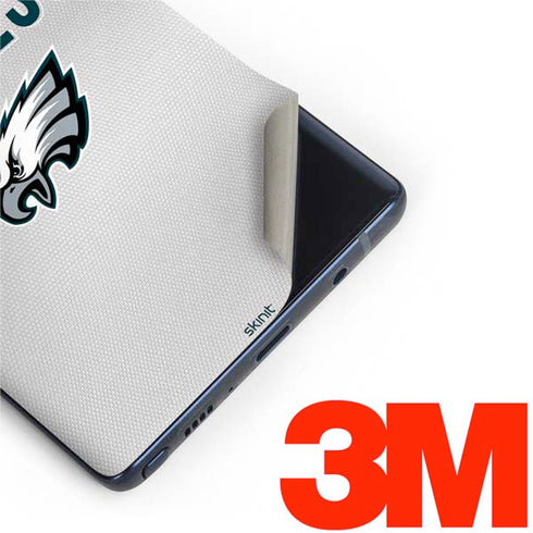 NFL Philadelphia Eagles White Striped Galaxy Note 9 Skin