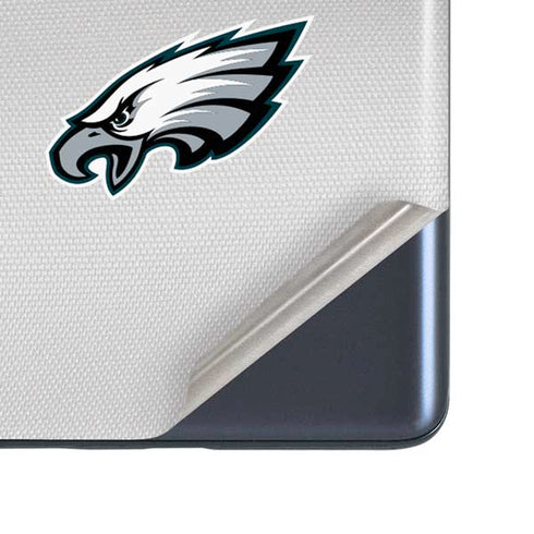 NFL Philadelphia Eagles White Striped Galaxy S20 Fan Edition Skin
