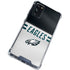 NFL Philadelphia Eagles White Striped Galaxy S20 FE Clear Case