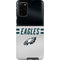 NFL Philadelphia Eagles White Striped Galaxy S20 Plus Pro Case