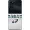 NFL Philadelphia Eagles White Striped Galaxy S20 Plus Skin