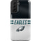 NFL Philadelphia Eagles White Striped Galaxy S21 FE Pro Case