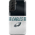 NFL Philadelphia Eagles White Striped Galaxy S21 FE Pro Case