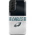 NFL Philadelphia Eagles White Striped Galaxy S21 Plus 5G Pro Case