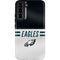 NFL Philadelphia Eagles White Striped Galaxy S22 Plus Pro Case