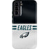NFL Philadelphia Eagles White Striped Galaxy S22 Plus Pro Case