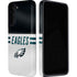 NFL Philadelphia Eagles White Striped Galaxy S22 Plus Pro Case