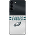 NFL Philadelphia Eagles White Striped Galaxy S22 Plus Skin