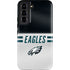 NFL Philadelphia Eagles White Striped Galaxy S22 Pro Case