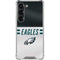 NFL Philadelphia Eagles White Striped Galaxy S23 Clear Case