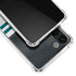NFL Philadelphia Eagles White Striped Galaxy S23 Plus Clear Case