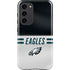 NFL Philadelphia Eagles White Striped Galaxy S23 Plus Pro Case