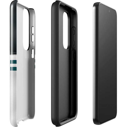NFL Philadelphia Eagles White Striped Galaxy S23 Plus Pro Case