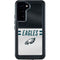 NFL Philadelphia Eagles White Striped Galaxy S23 Plus Waterproof Case