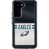 NFL Philadelphia Eagles White Striped Galaxy S23 Plus Waterproof Case