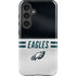 NFL Philadelphia Eagles White Striped Galaxy S24 Impact Case