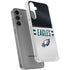 NFL Philadelphia Eagles White Striped Galaxy S24 Plus Clear Case