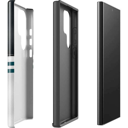 NFL Philadelphia Eagles White Striped Galaxy S24 Ultra Impact Case