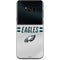 NFL Philadelphia Eagles White Striped Galaxy S8 Plus Skin