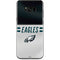 NFL Philadelphia Eagles White Striped Galaxy S8 Skin