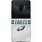 NFL Philadelphia Eagles White Striped Galaxy S9 Plus Skin