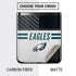 NFL Philadelphia Eagles White Striped Galaxy Z Flip Skin